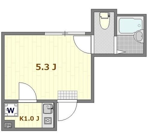 扇大橋駅 徒歩9分 1階の物件間取画像